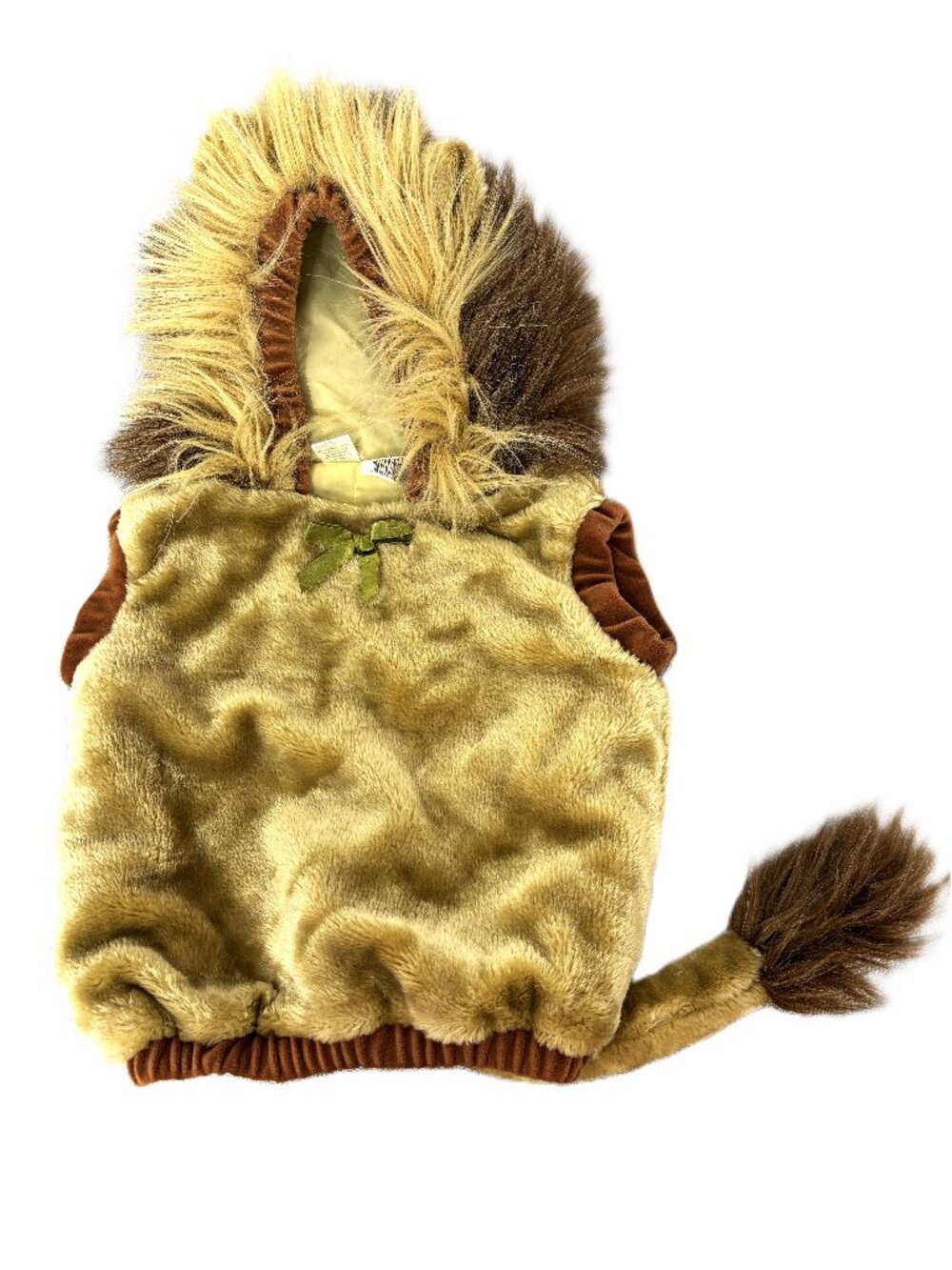 VTG Lion Toddler 12-24 Mo Plush Fur Tunic Costumes
